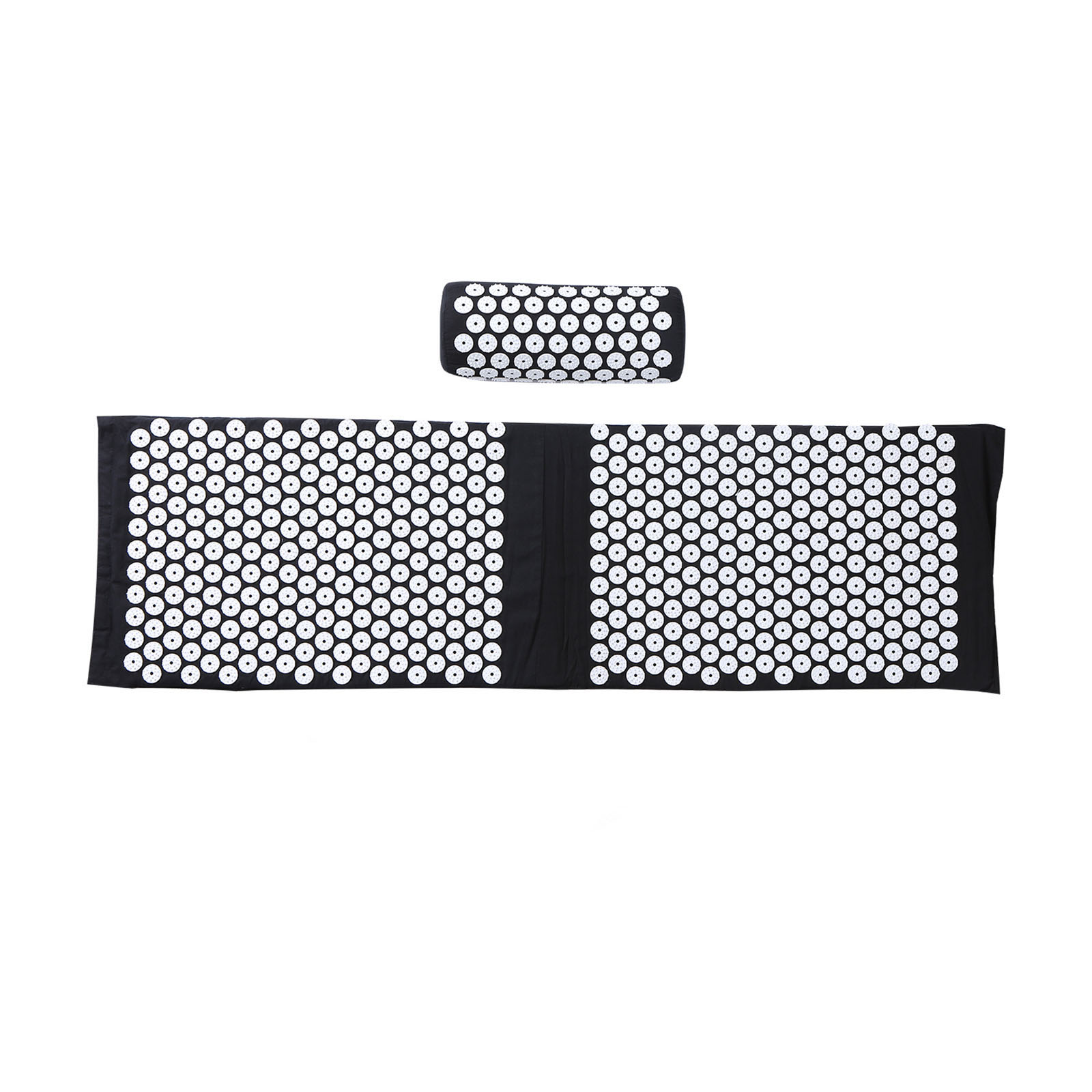 Acupressure Mat & Pillow Set for Stress Pain Relief Health Care Yoga Mat Acupuncture Massage Mat Cushion with Cloth Bag