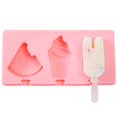thumbnail image 1 of Coofit Kitchen Popsicle Mold Silicone DIY Ice Pop Maker Ice Cream Mold with Lid & Stick, 1 of 10