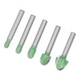 thumbnail image 3 of Bits de Nez Ronds, 5 Pcs Outils de Coupe de Bit de Routeur pour MDF pour Charpentier pour CNC pour Menuiserie, 3 of 8