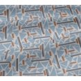 thumbnail image 5 of oneOone Viscose Jersey Fabric Triangle & Line Geometric Print Sewing Fabric BTY 60 Inch Wide, 5 of 5