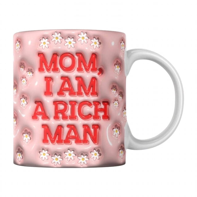 Dvkptbk Mug Mug Dog Mom Dog Inflated Mug Personalized Ceramic Mug Gift for Pet Lovers Cups