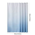 thumbnail image 3 of PRETXORVE Rideau de Douche Imprimé Numérique Dégradé Rideau de Salle de Bain Polyester Épaissi Housse de Bain Rideau de Salle de Bain Couleur Dégradée Rideau de Douche, 3 of 8