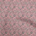 thumbnail image 1 of oneOone Velvet Light Pink Fabric Florals Sewing Craft Projects Fabric Prints By Yard 58 Inch Wide, 1 of 4