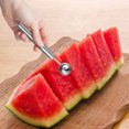 thumbnail image 3 of Stainless Steel Fruit Baller Tool, Precision Carving Scoop for Melons, Apples, or Vegetables, Dishwasher-Safe Kitchen Crafting Accessory, 3 of 6