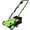 Vert, variante sur IronMax Scarificateur Filaire 12 A, Défeutreur de Pelouse Électrique 13 Pouces avec Sac de Collecte 40 L, Vert