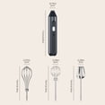 thumbnail image 3 of TIELUTT Hand Held Automatic Egg Beater Household Baking Tool C Egg Whisk Milk Cap to Send Coffee Brewer Pot Stirrer Automatic Rainbow Kitchenware Pancake Mixer Mini Cooking Set Metal Shakers, 3 of 5