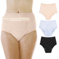 thumbnail image 1 of Wearever Culottes d'Incontinence pour Femmes Réutilisables, Contrôle Maximal de la Vessie, Culottes pour Soins Féminins, Lot de 3, 1 of 10