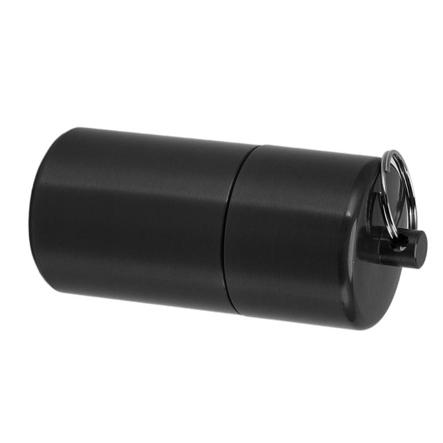 Metal Case, Waterproof Portable Metal Round Case 20 Capacity For Outdoor Camping For Weekend Home Blue,Black,Silver,Gold