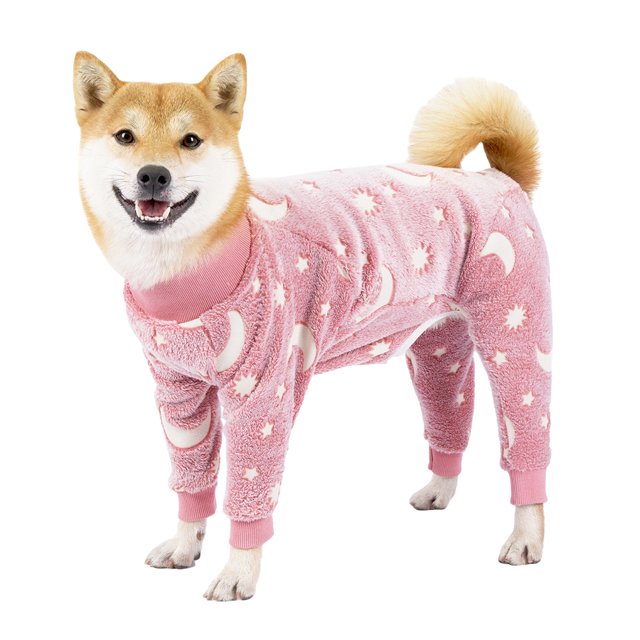 maskred Pyjama pour Chien Confortable et à la Mode Combinaison pour Chien Rose+l