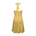thumbnail image 4 of Women Summer Sleeveless Neck Tight Summer Dress for Women Spring Boho Floral with Casual Summer Dress Women Pocket Elastic Waist Ruffle Cute Summer Dress Mini Dresses, 4 of 5