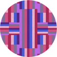 thumbnail image 1 of Ahgly Company Machine Washable Indoor Square Transitional Medium Purple Area Rugs, 3' Square, 1 of 7