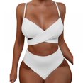 thumbnail image 1 of MesaSe Women Wrap Bikini Set Push Up High Waisted 2 Piece Swimsuits, 1 of 5