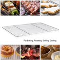 thumbnail image 4 of GFDYREE Grille de Cuisson, Lot de 2, Grille de Refroidissement en Acier Inoxydable pour Cuisson, Rôtissage, Grillage, Séchage, Rectangle 8,6 Pieds' x 6,2 Pieds' x 0,6 Pieds', Convient aux Petits Fours Grille-Pain, Va au Four et au Lave-Vaisselle, 4 of 6