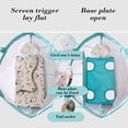 thumbnail image 4 of Tyidzon Transparent Nylon Mesh Cats Bag Portable Pet Bag Foldable Handheld Cats Bag, 4 of 6