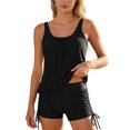 thumbnail image 1 of DGMIOCS Bikini Ensemble pour Femme Maillot de Bain Gainant Noir TG, 1 of 6