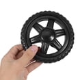 thumbnail image 3 of Milisten 2 Pcs Roues en Caoutchouc pour Remplacement de Chariot d'Achats, Roues de Remplacement pour Chariot Utilitaire, Accessoires de Chariot Roulant, Roulettes Robustes pour Plaques, 3 of 5