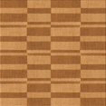 thumbnail image 1 of Ahgly Company Tapis d'Intérieur Lavable à la Machine, Carré, Transitionnel, Orange, Tapis de Zone, 4 Pieds Carré, 1 of 7