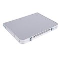 thumbnail image 3 of Folding Camping Table Portable Picnic Outdoor Garden BBQ Camping Table Foldable Laptop Dining Desk Silver, 3 of 9