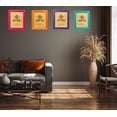 thumbnail image 2 of Rustic Wooden Picture Frame 8x10 - Purple - Set of 2, Natural Eco Solid Wood and High Definition Real Glass for Wall Mounting and Tabletop Photo Frames, 2 of 6