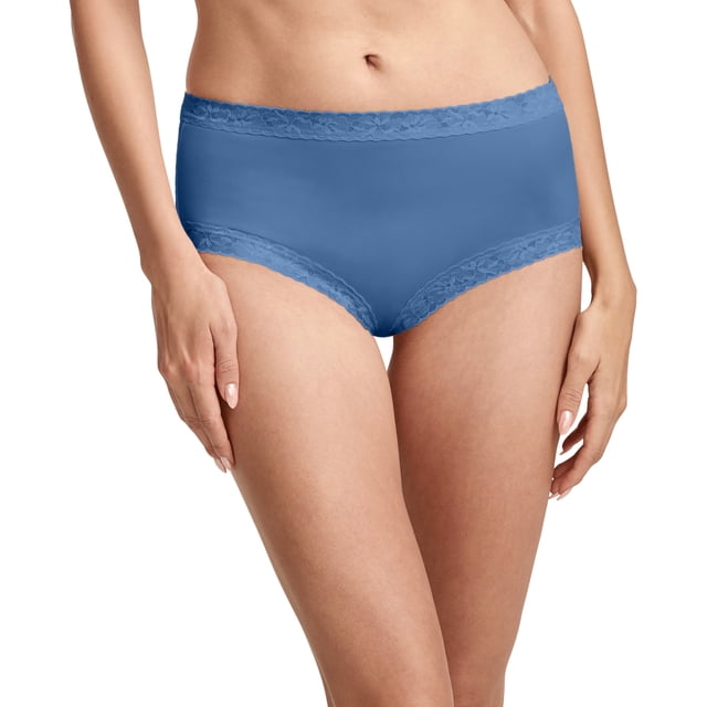 Jockey Women's Soft Stretch Lace Microfiber Brief