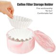thumbnail image 4 of Support de Filtre à Café, Support Rond Léger en Silicone Anti-Poussière pour Rangement de Filtre à Café avec Couvercle pour Cuisines, Cafés, Maisons, Hôtels, 4 of 7