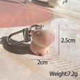 thumbnail image 1 of Fluffy Alpaca Elk Capybara Animal Keychains Resin Cartoon Lovely Funny Garlic Goose 3D Doll Pendant Bag Box Car Key Ring Jewelry, 1 of 4