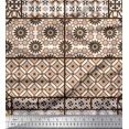 thumbnail image 1 of Soimoi Modal Tissu Satin Géométrique, Tissu Patchwork Damas & Mandala par la Cour 42 Pouces de Large, 1 of 3
