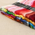 thumbnail image 3 of 100 Écheveaux de Fils de Point de Croix en Coton Doux Multicolores Cousant du Fil de Broderie, 3 of 9