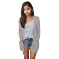 thumbnail image 1 of Cardigan Décontracté pour Adolescentes Gris Taille 13-14T, 1 of 6