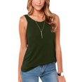thumbnail image 1 of UPPADA Womens Tank Tops Summer Racerback Solid Beach Vacation Tops Loose Athletic Sleeveless Shirts Cami Ribbed Tank Tops Trendy Casual Slim Fitted Knit Basic Tee Blouses,Daily Deals Clearance, 1 of 5