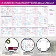 thumbnail image 4 of Chmadoxn Calendars 34 X 59 Inch Oversized Erasable Wall Calendar Planner Undated Planner A calendar, 4 of 5