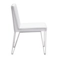 thumbnail image 2 of Zuo Chaise de Salle à Manger Kylo en Similicuir en Blanc (Lot de 2), 2 of 4