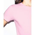 thumbnail image 2 of Women’s Fine Jersey Tee, M, Pink, 2 of 3