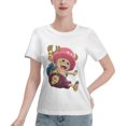 thumbnail image 1 of Women's Basic Short Sleeve T-Shirt One Piece Chopper, 1 of 6