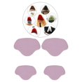 thumbnail image 3 of TISHITA Self-Adhesive Insoles Heel Repair Sticker Back Insert Heel Stick Foot Care for Sports Shoes pink, 3 of 8