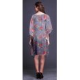 thumbnail image 4 of Bimba Caftan Court Aquarelle Robe Midi Plage Maillot de Bain par-Dessus WomensKaftan-S-L, 4 of 5