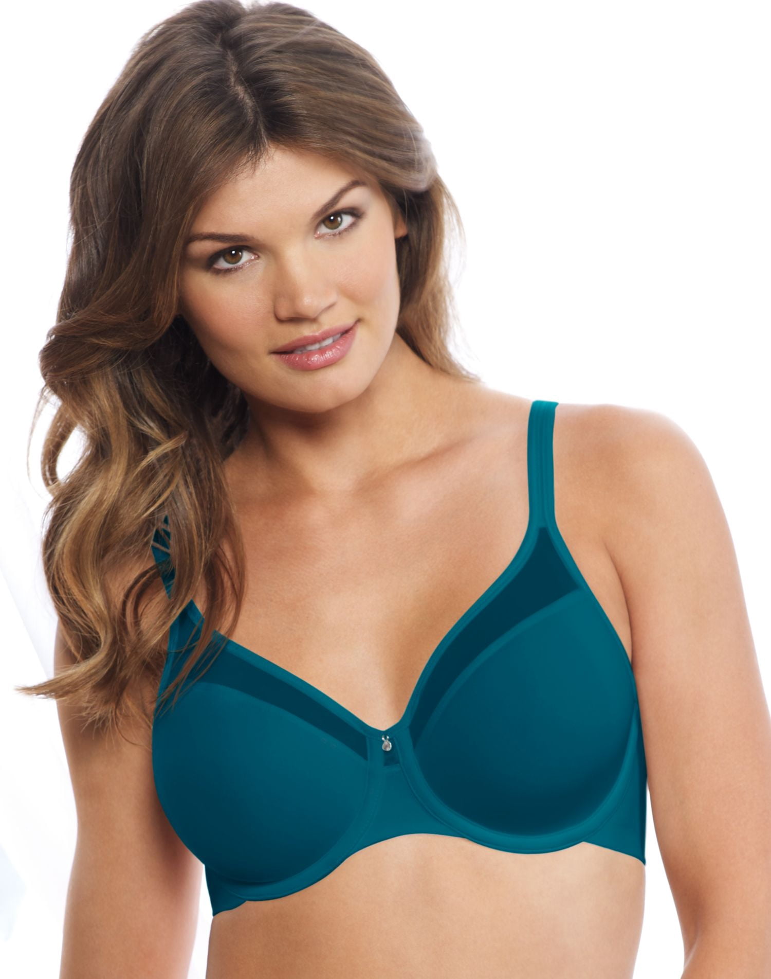 Bali Womens One Smooth U Ultra Light Illusion Neckline Underwire Bra, 40D