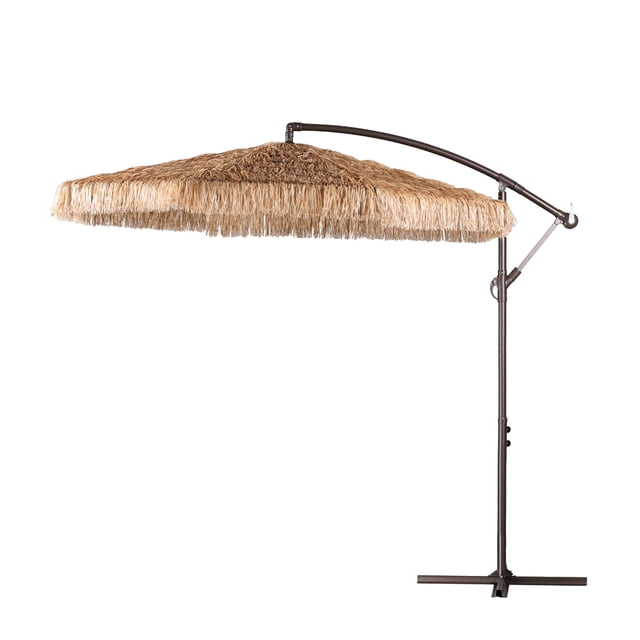 Aoodor Grand patio 9 FT Thatch Tiki Umbrella(No Base)