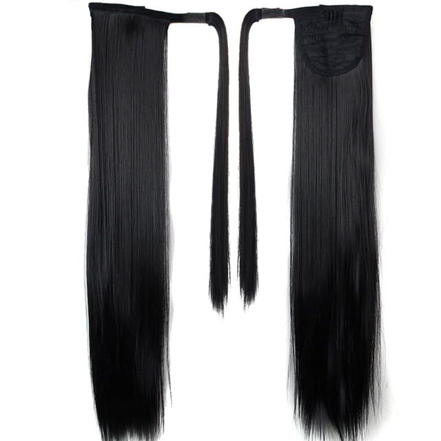 Synthetic Wig Long Straight Protective Ponytail Wig Hair Wig