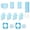 bleu, variante sur MIANGASTORE 1 Ensemble Tunnel en Plastique pour Hamster Jouet Cage Hamster