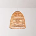 thumbnail image 3 of Globe Electric 2-Light Chandelier with Natural Bamboo and Rattan Shade, Asian Inspired Style, 3 of 9