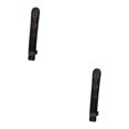 thumbnail image 1 of Baohd PU Golf Alignment Stick Cover Case Premium Holder Embroidered Waterproof Black Red 33 x 5.5cm 2Set, 1 of 6