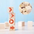 thumbnail image 4 of 10Pcs Building Block Wooden Square Ornament Home DIY Decor Education Kids Toy, 4 of 7