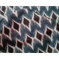 thumbnail image 4 of oneOone Silk Tabby Fabric Geometric Ikat Print Fabric By The Yard 42 Inch Wide, 4 of 4