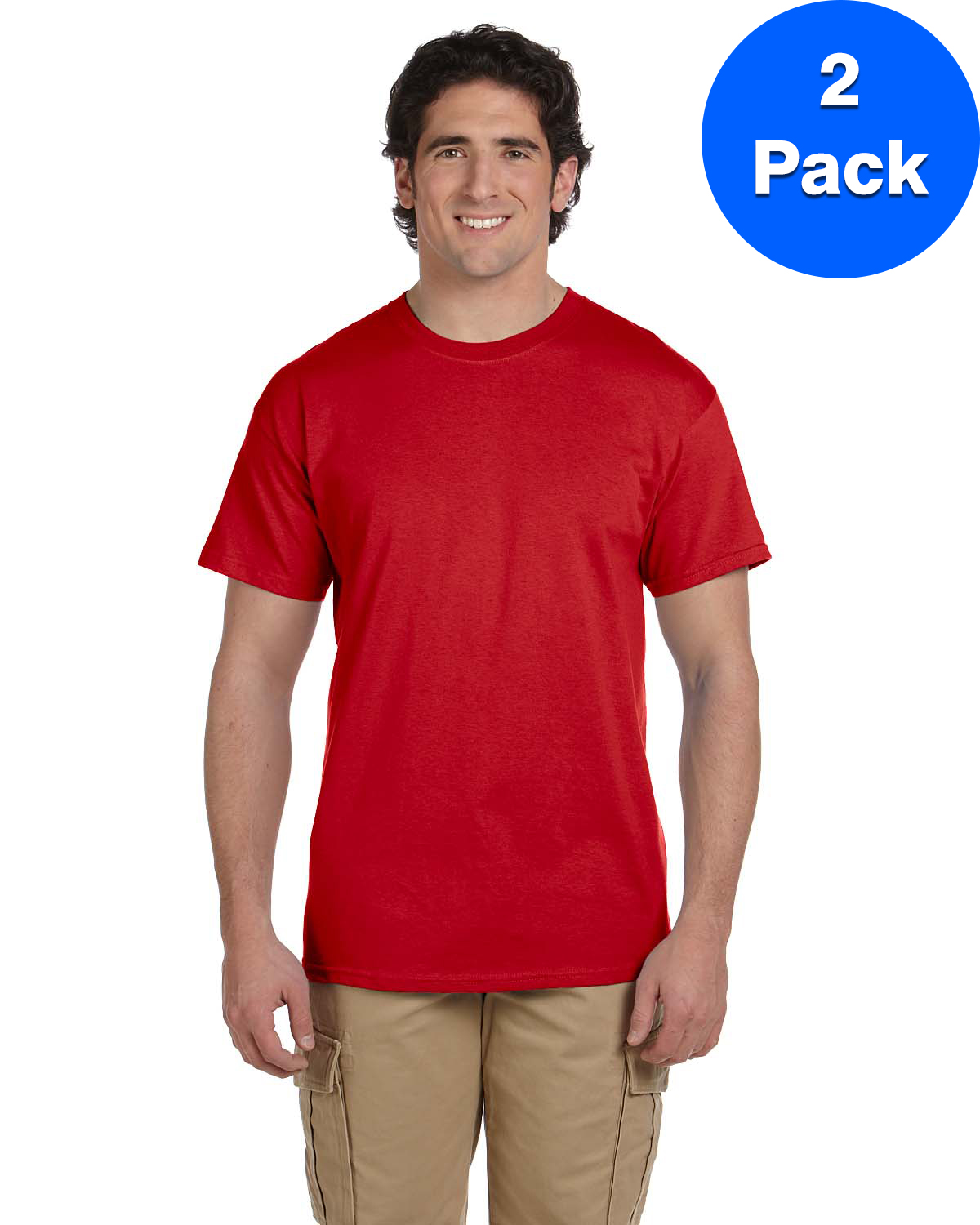 Gildan T-Shirt Ultra Coton pour Hommes - G200T (Lot de 2)