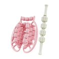 thumbnail image 1 of Siruishop 2 Pcs Rouleau Relaxant pour Fascia, Masseurs, Relaxant Musculaire pour Coude et Mains, Rose, 1 of 8