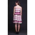 thumbnail image 3 of Bimba Robe Soleil Mini Teinture sur Nœuds pour Femmes à Taille Smockée Imprimée Tenue de Fête d'Été pour les Vacances-Petit, 3 of 5