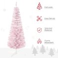 thumbnail image 4 of HOMCOM Crayon Arbre de Noël Artificiel avec Branches Enneigées, 4 of 10