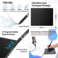 thumbnail image 4 of HUION HS64 Graphics Tablets Battery Free Android Supported 8192, 4 of 4
