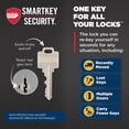 thumbnail image 3 of Fairfax Satin Nickel Front Door Knob with Deadbolt  Reversible Exterior/Interior Entry Door Knob with Key and Deadbolt Lock  Front Door Knobs with Lock/Front Door Lock  Traditional Home D, 3 of 5